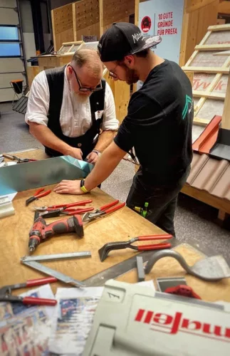 Schulung bei der Prefa Academy in Ulm