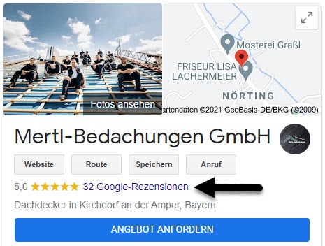 Google Bewertung