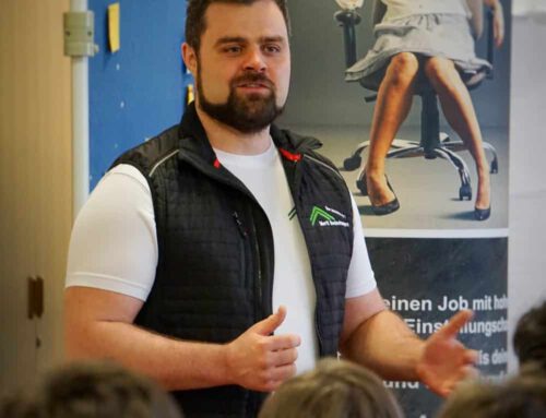 Vorstellung unseres Berufs als Dachdecker in der Mittelschule